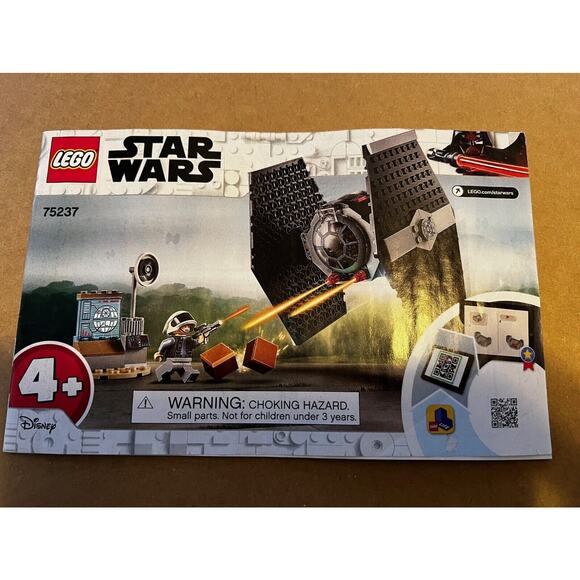 LEGO 75237 Star Wars Instruction Manual ONLY TIE Fighter Attack - Picture 1 of 1